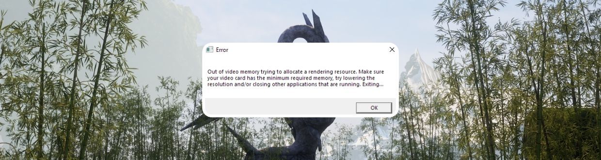 Möglicher Fix für "Out of video memory" Crash